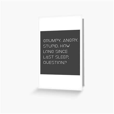 "Project Hail Mary - Grumpy Rocky Quote" Greeting Card by Davidschmo | Redbubble