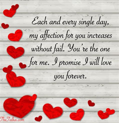 I Promise To Love You Forever Messages | Love you forever quotes, Love ...