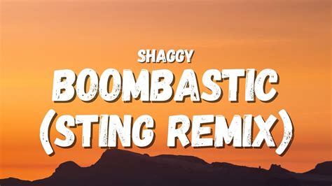 Shaggy - Boombastic (Lyrics) | I'm boombastic tell me fantastic Chords - Chordify