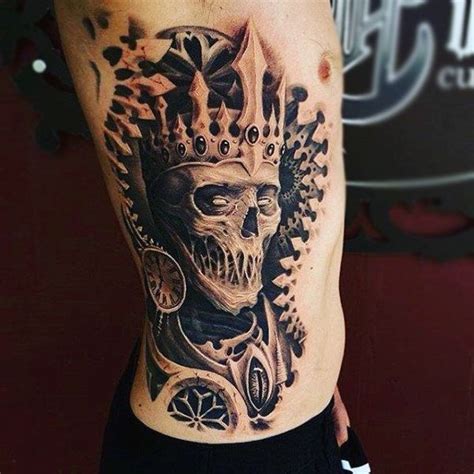 99 Cool Crown Tattoos for Men | Skull tattoo design, Tattoos for guys, Skull tattoo