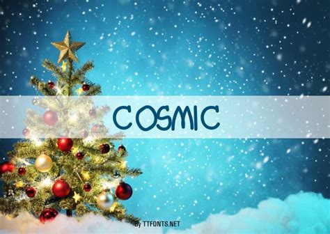 Cosmic Normal truetype font