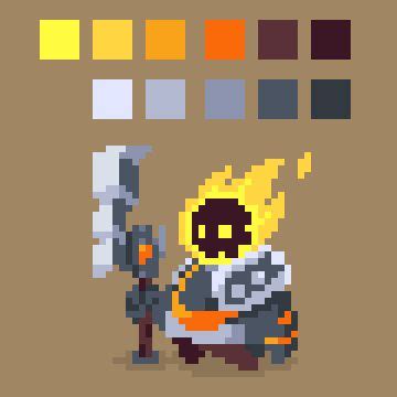 Latest idle study - 64x64, 11 colors, 4 frames - PixelArt | Pixel art games, Pixel art ...