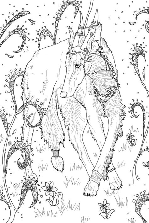 $1.00 Dog Coloring Page, Coloring Pages, Borzoi Dog, Mythical, Fantasy, Dogs, Etsy, Art, Quote ...
