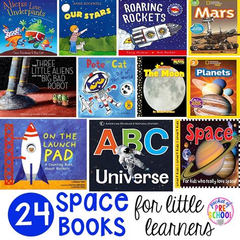 Space Books for Little Learners - Pockets of Preschool