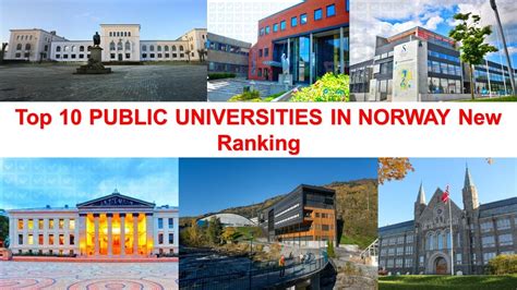 Top 10 Public Universities in Norway New Ranking | University of Oslo ...