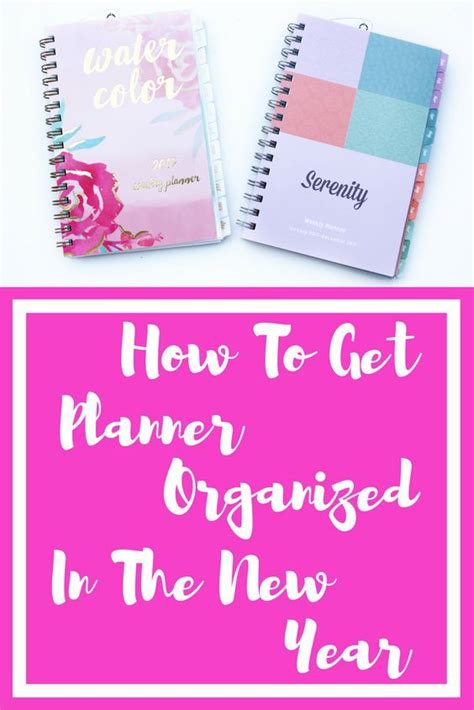 How I Get Planner Organized | Planner organization, Planner, Organization