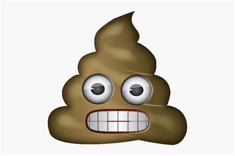 Bull Poop Emoji, HD Png Download - kindpng