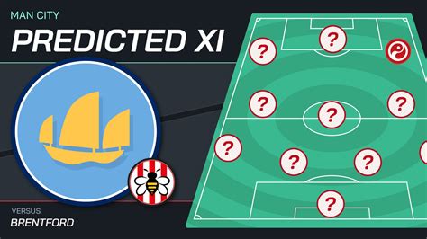 Manchester City XI vs Brentford: Predicted lineup, team news and injury ...