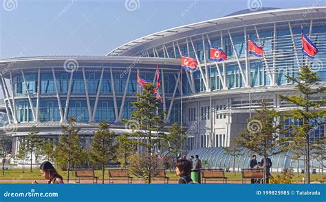 Sports Stadium Pyongyang editorial image. Image of city - 199825985