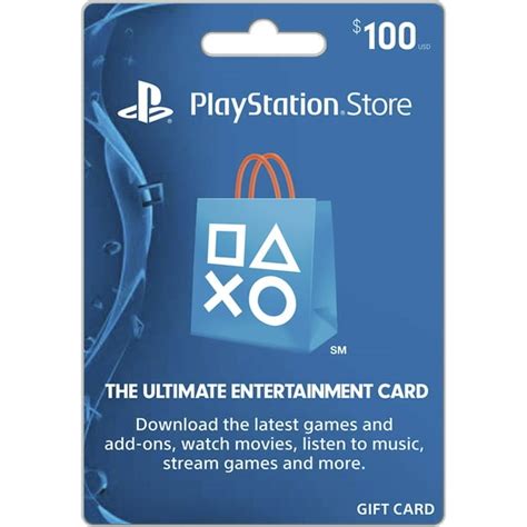 Sony PlayStation PS4 $100 Gift Card 799366345503 - Walmart.com ...