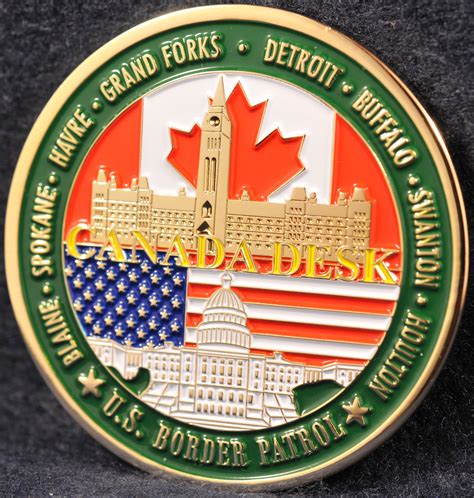 US Border Patrol Canada Desk | Challengecoins.ca