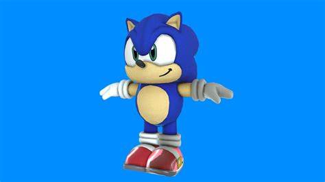 joypolis sonic mascot costume - rigged - Download Free 3D model by ...