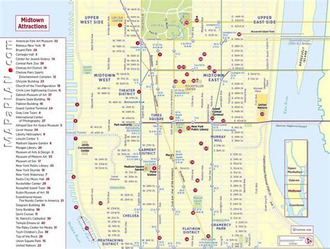 Printable Manhattan Street Map