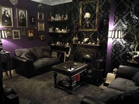 25+ Incredible Gothic Living Room Design Decor Ideas for You ...