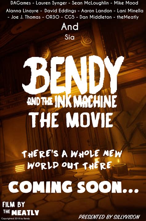 Bendy and The Ink Machine The Movie Poster by ElementalHead12 on DeviantArt