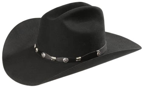 Resistol Black 6X Texas Ranger Fur Felt Cowboy Hat - Sheplers | Felt ...