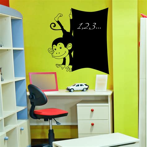 Wallstickers folies : Monkey - Chalkboard / Blackboard Wall Stickers