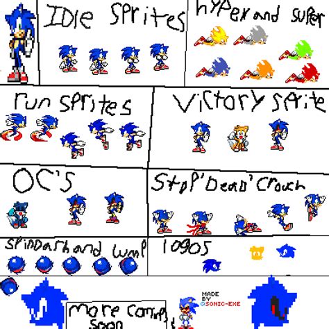 Pixilart - Sonic advance sprites by Sonic-Gamer