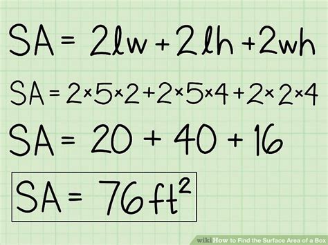 3 Ways to Find the Surface Area of a Box - wikiHow