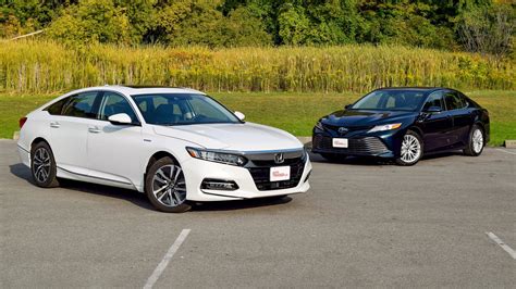 2020 Toyota Camry Hybrid vs Honda Accord Hybrid Comparison Test ...