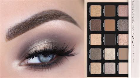 Natasha Denona Glam Palette | Cool Toned Eyeshadow Tutorial - YouTube