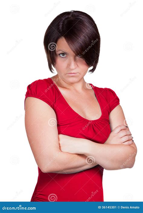 Woman is very upset stock image. Image of crazy, conflict - 36145301