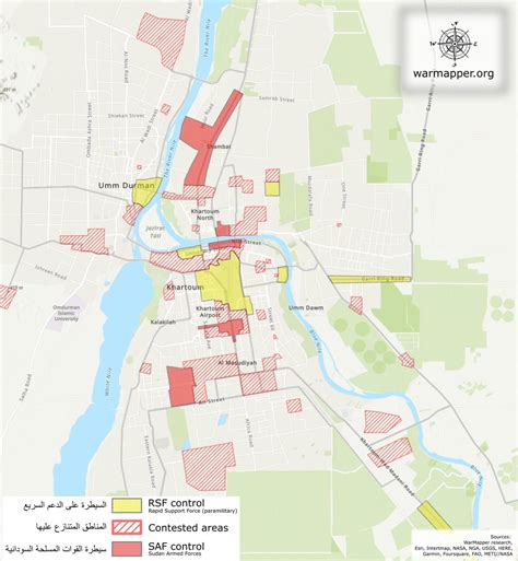 War Mapper on Twitter: "#Khartoum map update: #SAF expanded control ...