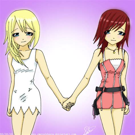 Kairi and Namine by EmeraldSora on DeviantArt