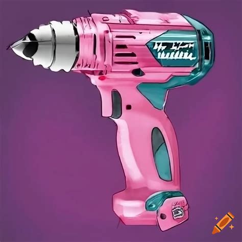 Pink makita power drill