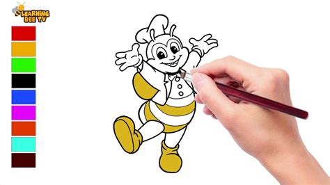 HOW TO DRAW JOLLIBEE | EASY TUTORIAL - YouTube