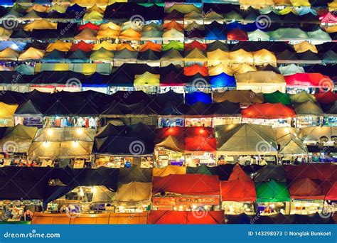 Ratchada Train Night Market in Bangkok Editorial Stock Photo - Image of capital, bangkok: 143298073