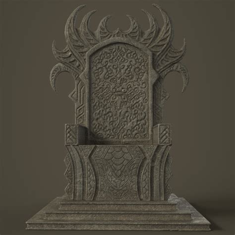 Stone Throne by Naklac on DeviantArt | Throne, Stone, Fantasy props