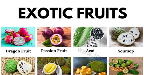 65+ Most Exotic Fruits in the World - Love English