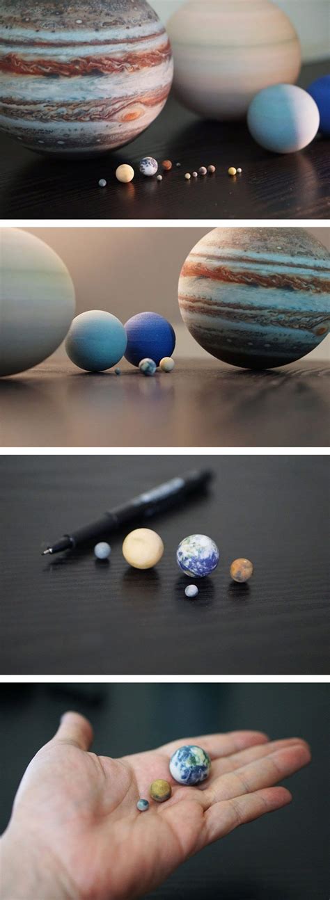 3D-Printed Solar Systems, Moons and Planets for Your Desktop — Colossal | 3d printing, Solar ...