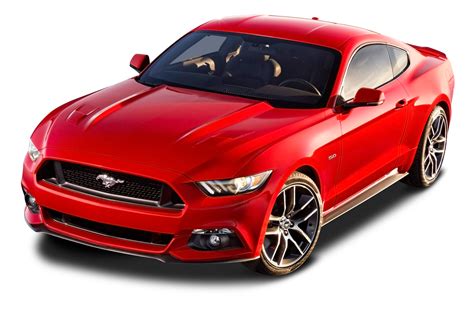 Ford Mustang Red Car PNG Image - PngPix