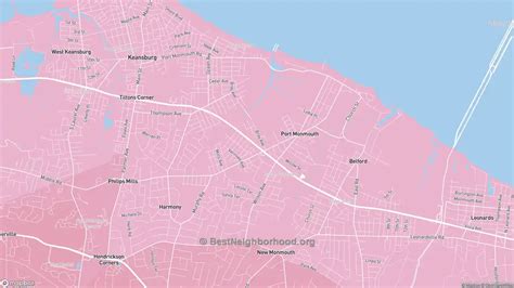 Port Monmouth, NJ Political Map – Democrat & Republican Areas in Port ...