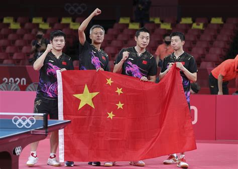 China wins men's table tennis team event at Tokyo Olympics - Chinadaily ...