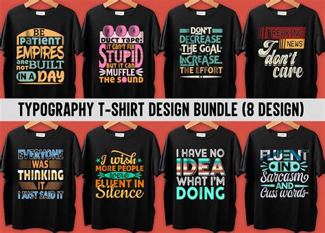 Typography T-Shirt Design Bundle 2 Graphic by AdhorT · Creative Fabrica