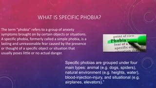 Specfic phobia | PPT