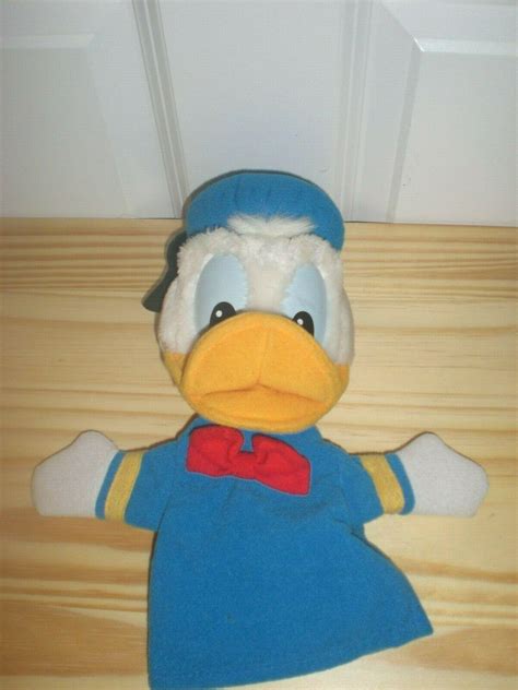 Vintage Donald Duck Hand Puppet Walt Disney 12" Toy Plush Doll Mattel | #3871164049