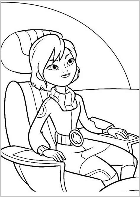 Miles from Tomorrowland coloring pages to download and print for free