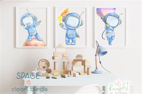 Cute Space Clipart Space Art Kids Outer Space Clip Art - Etsy