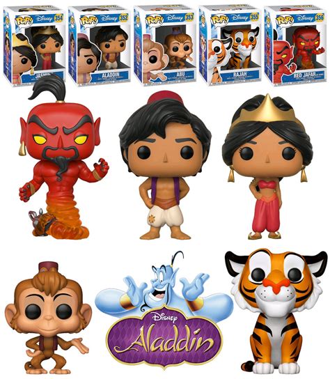 Funko POP! Disney Aladdin Bundle (5 POPs) - New, Mint Condition