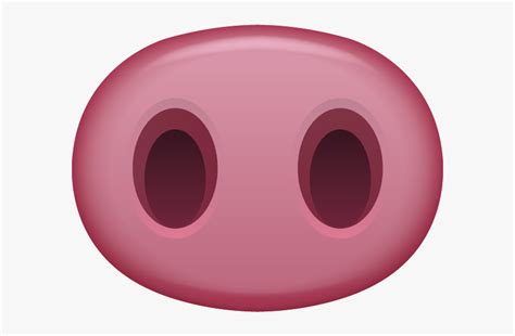 Pig Nose Emoji Png, Transparent Png , Transparent Png Image - PNGitem