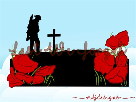 Flanders Fields Grave Poppy Remembrance Day November 11 - Etsy