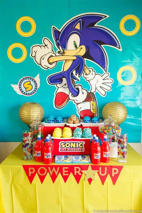 Sonic The Hedgehog Party Ideas - Moms & Munchkins