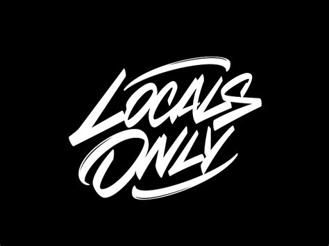 Locals Only by Sasha Cko on Dribbble