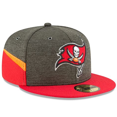 Men's New Era Pewter/Red Tampa Bay Buccaneers 2018 NFL Sideline Home ...