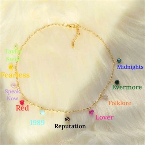 Taylor swift eras necklace swiftie mom taylor version etsy – Artofit