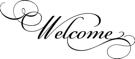 Welcome Clipart Transparent HQ PNG Download | FreePNGImg